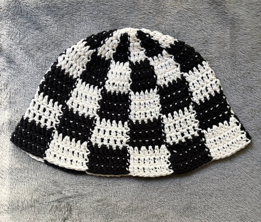 Checkerboard Bucket Hat